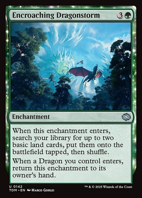 Encroaching Dragonstorm ~ Tarkir: Dragonstorm [ NM ] [ Magic MTG ]