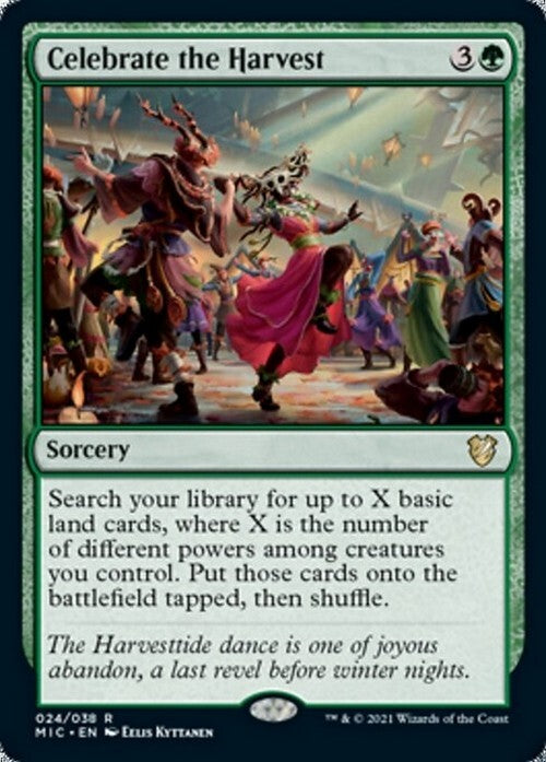 Celebrate the Harvest ~ Commander: Midnight Hunt [ NM ] [ Magic MTG ]