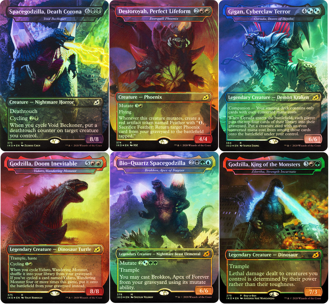 Choose your FOIL GODZILLA Card ~ Ikoria [ NM ] [ Magic the Gathering MTG ]
