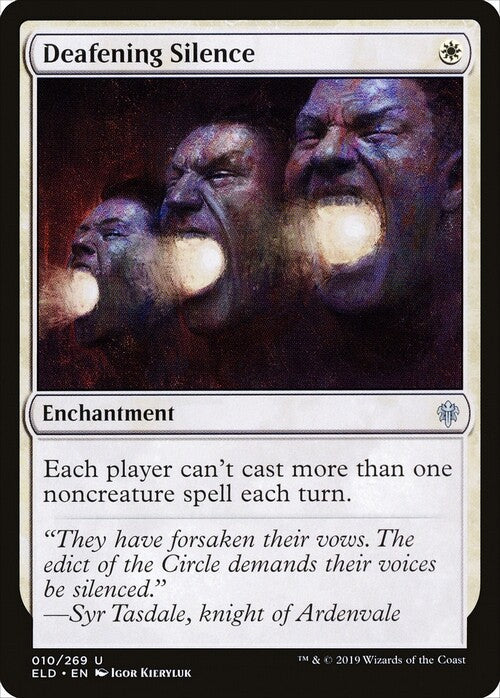 Deafening Silence ~ Throne of Eldraine [ NM ] [ Magic MTG ]