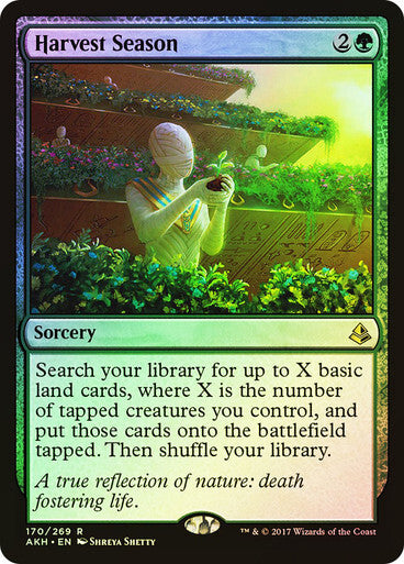FOIL Harvest Season ~ Amonkhet [ NM ] [ Magic MTG ]
