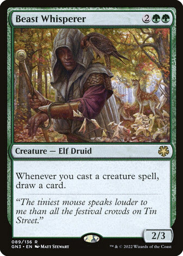 Beast Whisperer ~ Game Night: Free For All [ NM ] [ Magic MTG ]