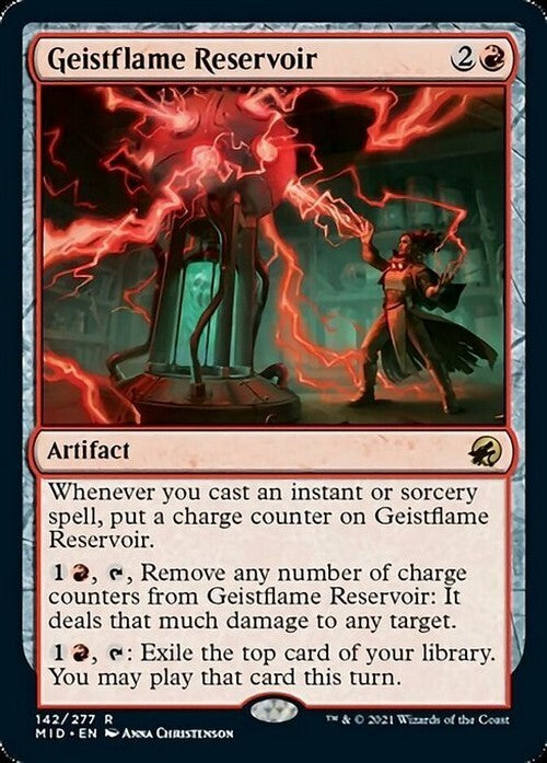 Geistflame Reservoir ~ Midnight Hunt [ NM ] [ Magic MTG ]
