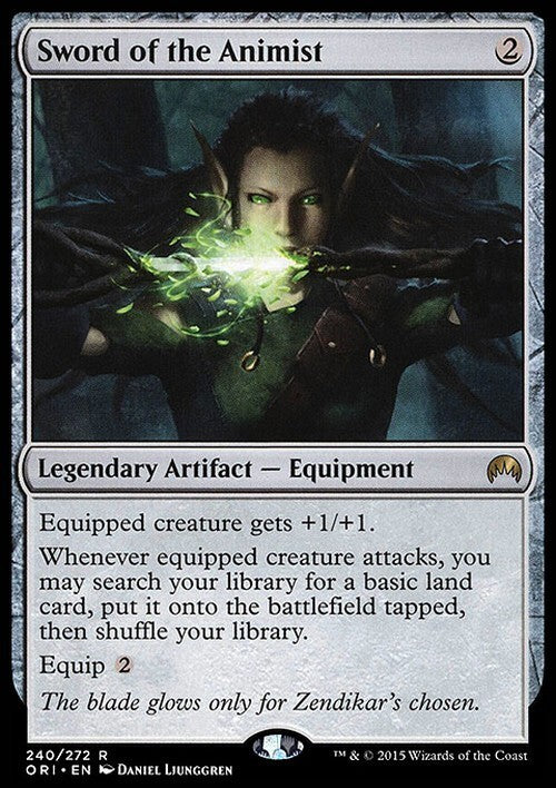 Sword of the Animist ~ Magic Origins [ EX ] [ Magic MTG ]