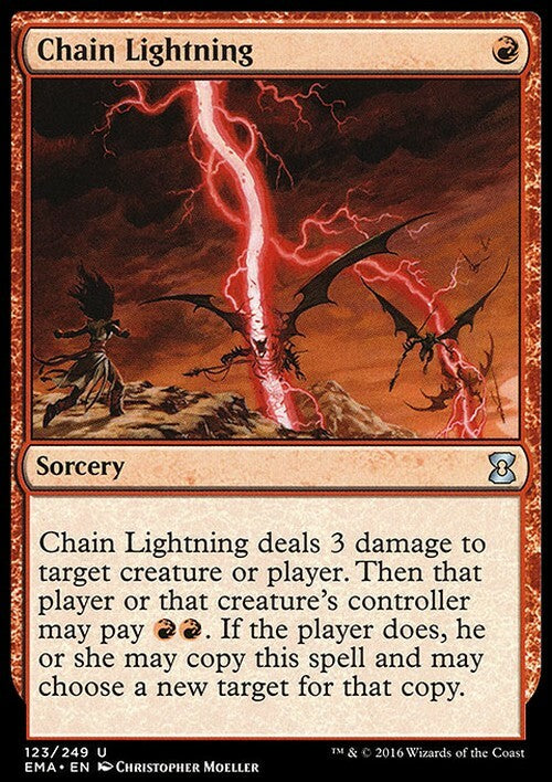 Chain Lightning ~ Eternal Masters [ NM ] [ Magic MTG ]