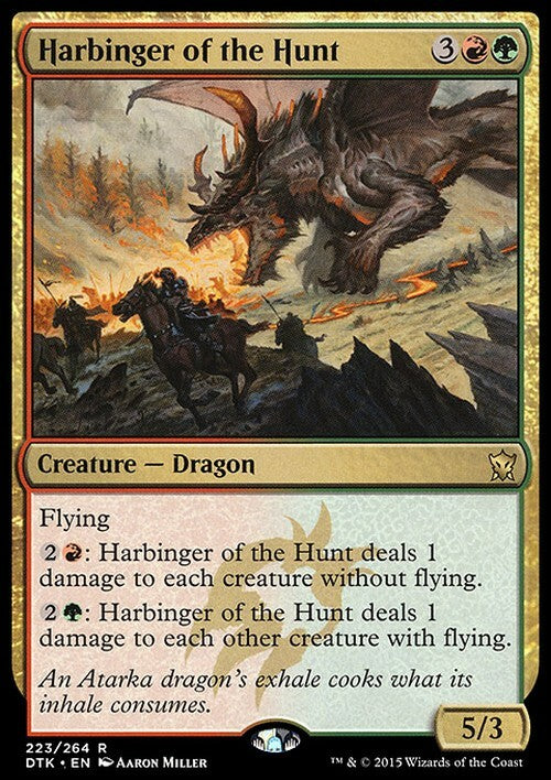 Harbinger of the Hunt ~ Dragons of Tarkir [ NM ] [ Magic MTG ]