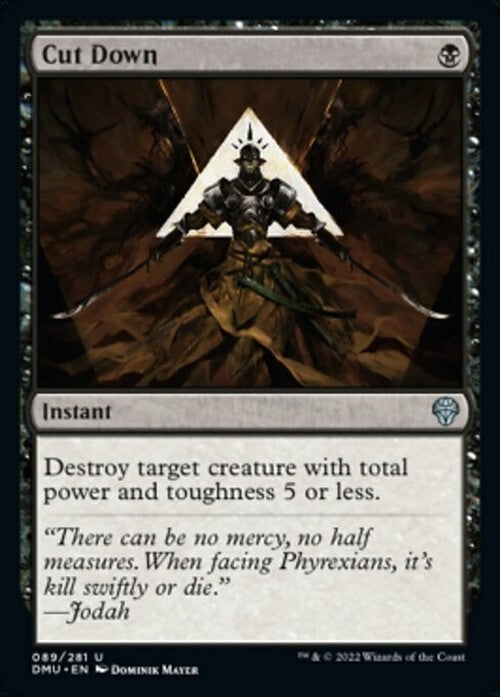 Cut Down ~ Dominaria United [ NM ] [ Magic MTG ]