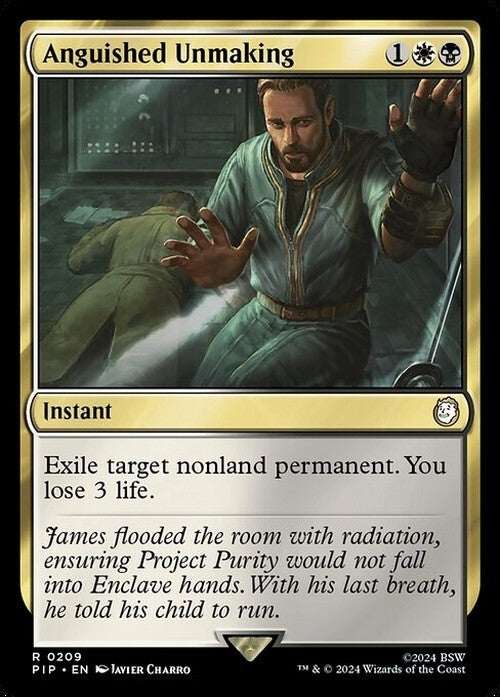 Anguished Unmaking ~ Commander: Fallout [ NM ] [ Magic MTG ]