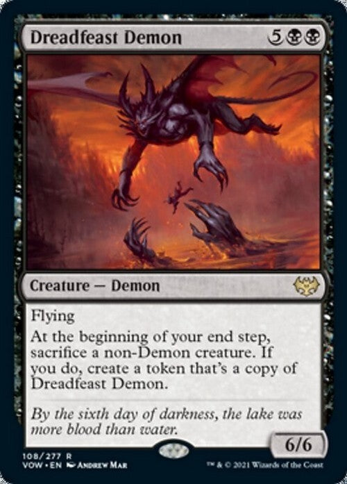 Dreadfeast Demon ~ Crimson Vow [ NM ] [ Magic MTG ]