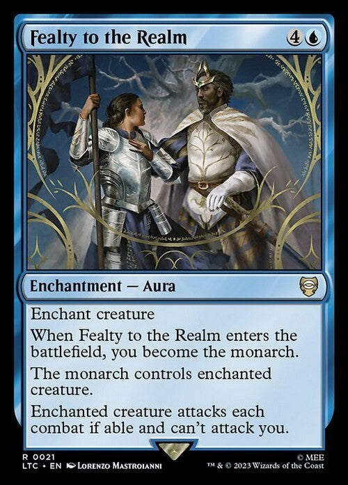 Fealty to the Realm ~ Commander: Lord of the Rings [ NM ] [ Magic MTG ]