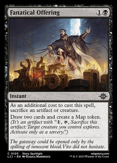 Fanatical Offering ~ The Lost Caverns of Ixalan [ NM ] [ Magic MTG ]