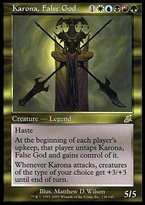 Karona, False God ~ Scourge [ EX ] [ Magic MTG ]