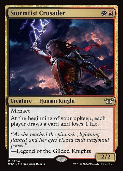 Stormfist Crusader ~ Commander: Duskmourn [ NM ] [ Magic MTG ]