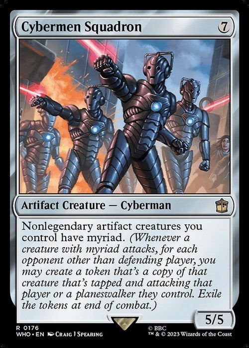 Cybermen Squadron ~ Commander: Doctor Who [ NM ] [ Magic MTG ]