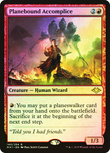 FOIL Planebound Accomplice ~ Modern Horizons 1 [ NM ] [ Magic MTG ]