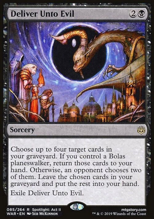 Deliver Unto Evil ~ War of the Spark [ EX ] [ Magic MTG ]