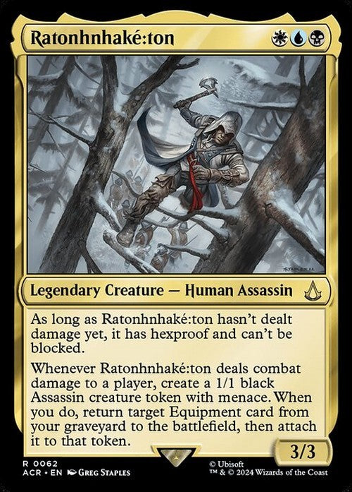 Ratonhnhake꞉ton ~ Assassin's Creed [ NM ] [ Magic MTG ]