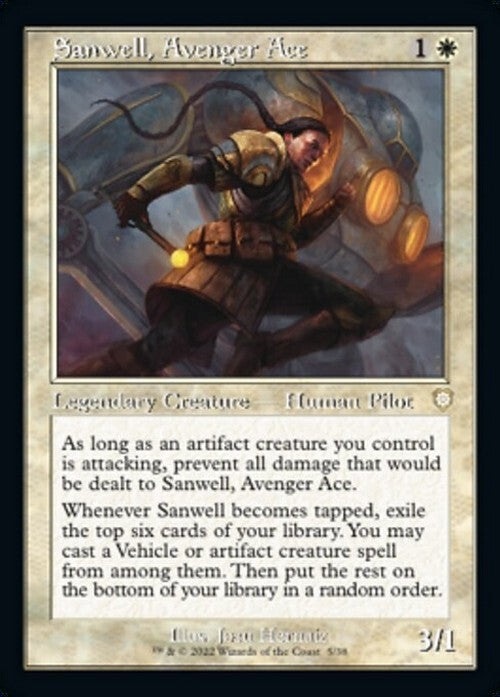 Sanwell, Avenger Ace ~ Commander: The Brothers' War [ NM ] [ Magic MTG ]