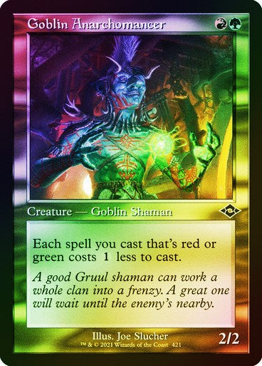 FOIL ETCHED Goblin Anarchomancer ~ Modern Horizons 2 [ NM ] [ Magic MTG ]