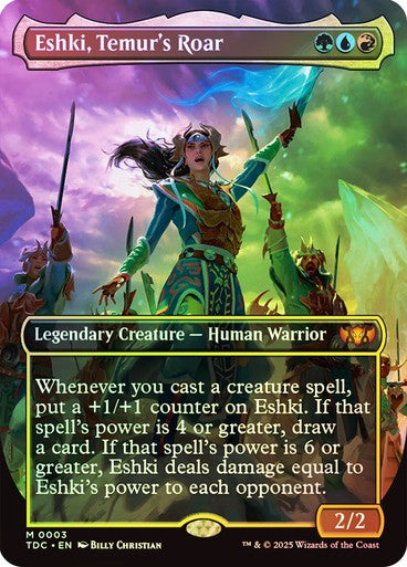 FOIL Eshki, Temur's Roar ~ Commander: Tarkir: Dragonstorm [ Magic MTG ]