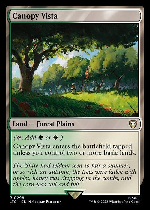 Canopy Vista ~ Commander: Lord of the Rings [ NM ] [ Magic MTG ]