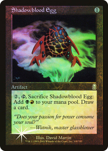 FOIL Shadowblood Egg ~ Odyssey [ NM ] [ Magic MTG ]