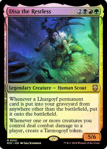 FOIL Disa the Restless ~ Commander: Modern Horizons 3 [ NM ] [ Magic MTG ]