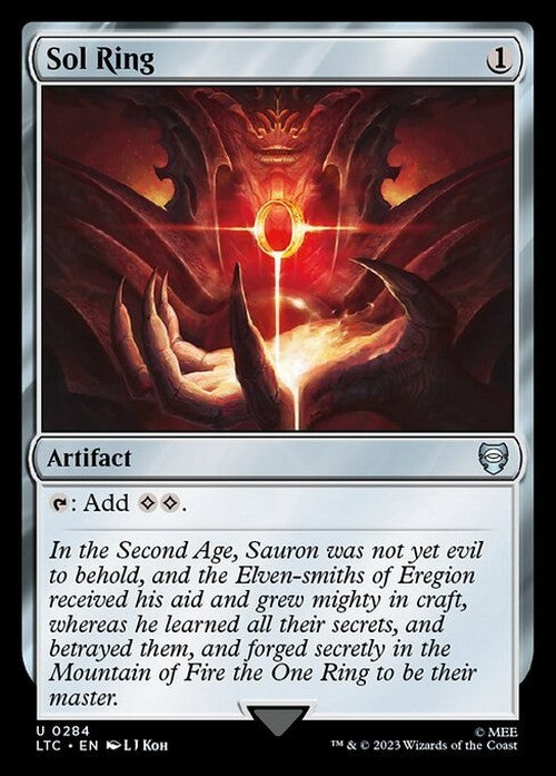 Sol Ring #284 ~ Commander: Lord of the Rings [ NM ] [ Magic MTG ]