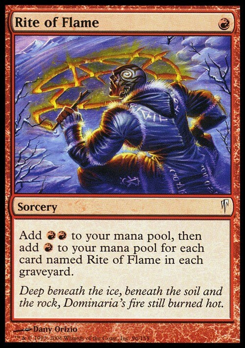 Rite of Flame ~ Coldsnap [ EX ] [ Magic MTG ]