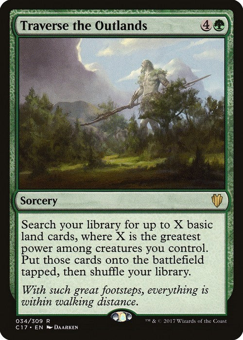 Traverse the Outlands ~ Commander 2017 [ NM ] [ Magic MTG ]