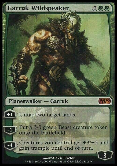 Garruk Wildspeaker ~ Magic 2010 [ EX ] [ Magic MTG ]