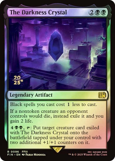 FOIL The Darkness Crystal ~ Prerelease Final Fantasy [ NM ] [ Magic MTG ]