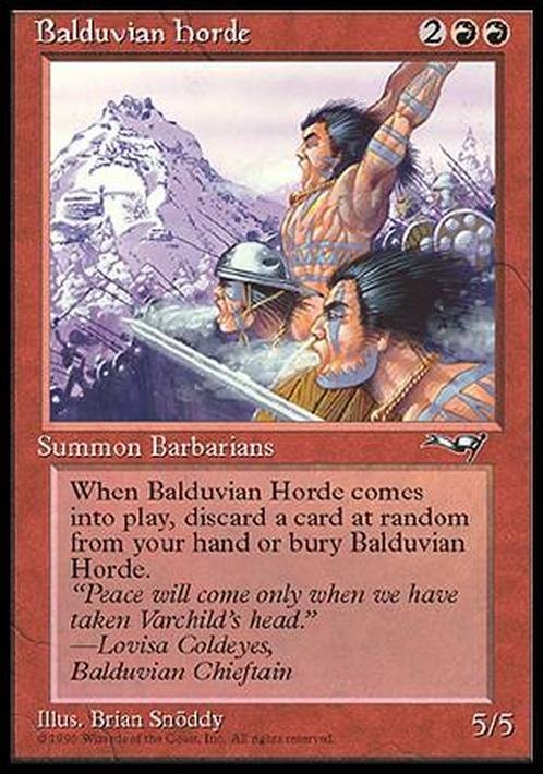 Balduvian Horde ~ Alliances [ EX ] [ Magic MTG ]
