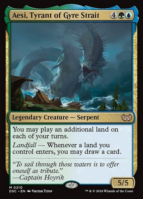 Aesi, Tyrant of Gyre Strait ~ Commander: Duskmourn [ NM ] [ Magic MTG ]