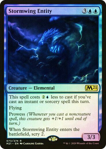 FOIL Stormwing Entity ~ Core 2021 [ NM ] [ Magic MTG ]