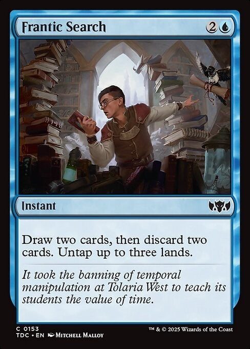 Frantic Search ~ Commander: Tarkir: Dragonstorm [ NM ] [ Magic MTG ]