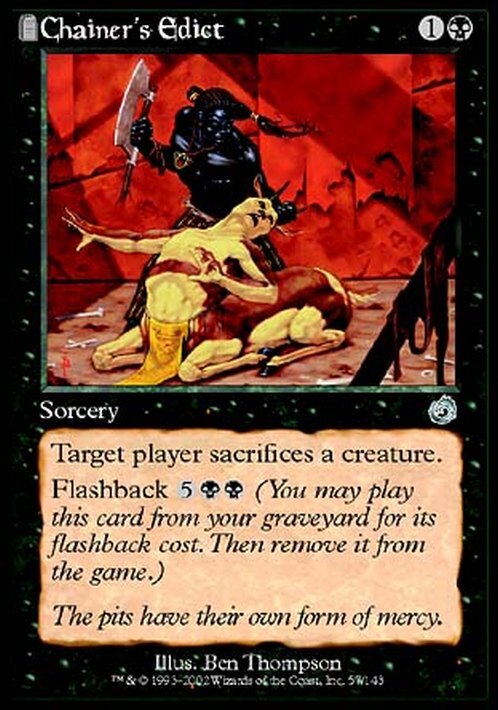 Chainer's Edict ~ Torment [ EX ] [ Magic MTG ]