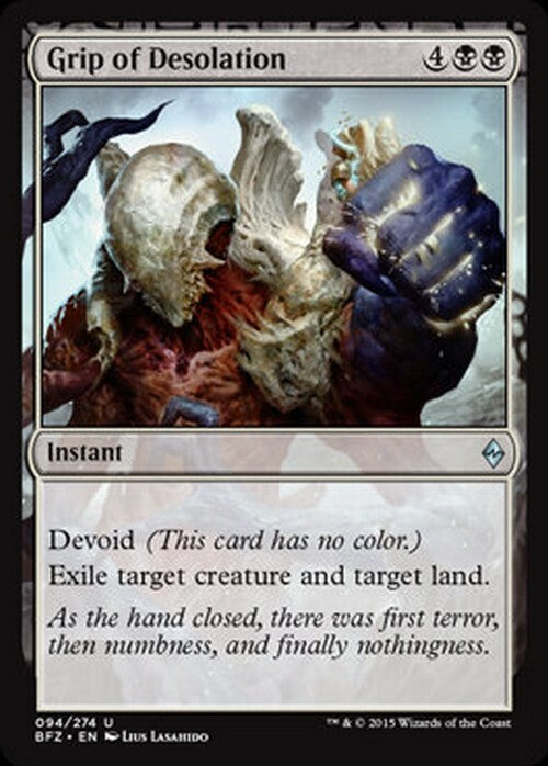 Grip of Desolation ~ Battle for Zendikar [ EX ] [ Magic MTG ]