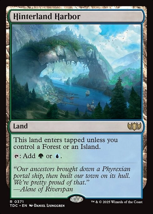Hinterland Harbor ~ Commander: Tarkir: Dragonstorm [ NM ] [ Magic MTG ]