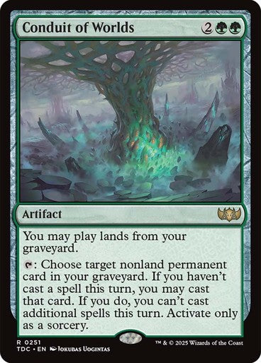 Conduit of Worlds ~ Commander: Tarkir: Dragonstorm [ NM ] [ Magic MTG ]