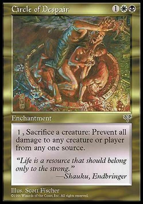 Circle of Despair ~ Mirage [ EX+ ] [ Magic MTG ]