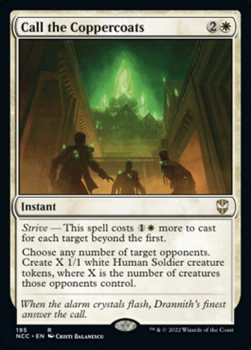 Call the Coppercoats ~ Commander: Streets of New Capenna [ NM ] [ Magic MTG ]