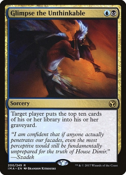 Glimpse the Unthinkable ~ Iconic Masters [ EX ] [ Magic MTG ]