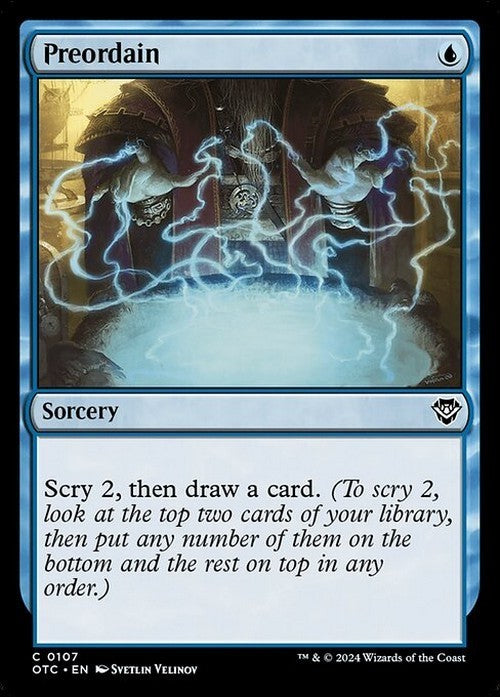 Preordain ~ Commander: Outlaws of Thunder Junction [ NM ] [ Magic MTG ]