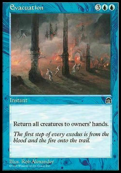 Evacuation ~ Stronghold [ EX ] [ Magic MTG ]