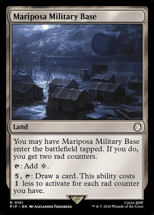 Mariposa Military Base ~ Commander: Fallout [ NM ] [ Magic MTG ]