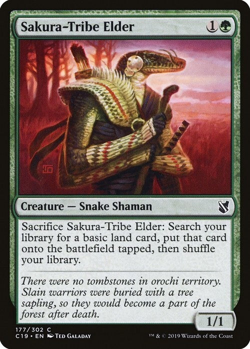Sakura-Tribe Elder ~ Commander 2019 [ EX ] [ Magic MTG ]