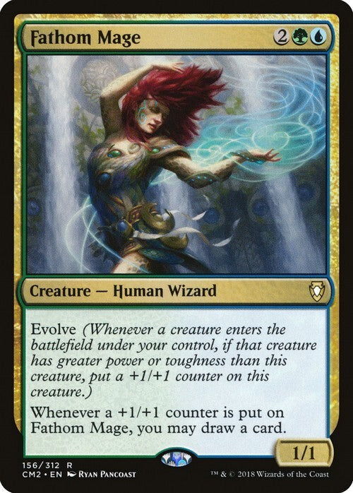 Fathom Mage ~ Commander Anthology 2 [ NM ] [ Magic MTG ]