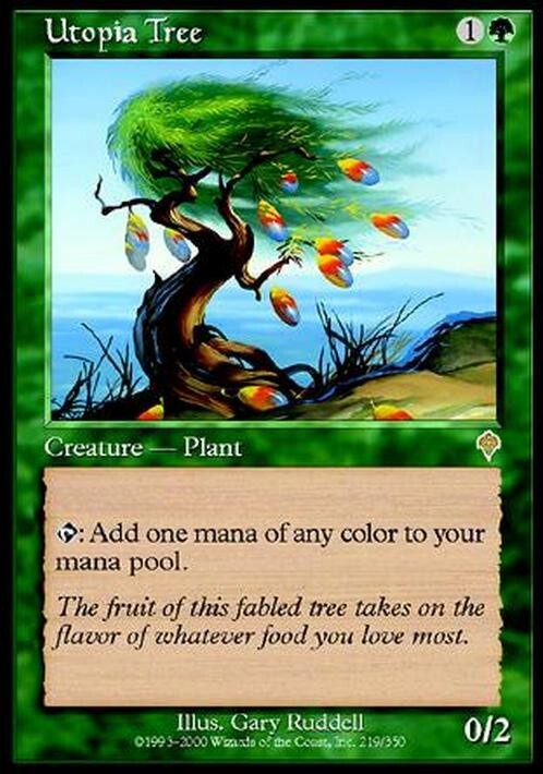 Utopia Tree ~ Invasion [ EX ] [ Magic MTG ]