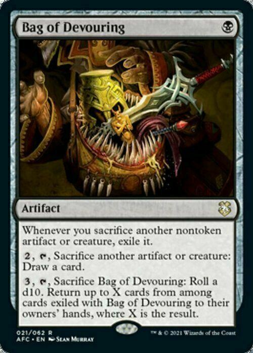 Bag of Devouring ~ Commander: Adventures in the Forgotten Realms [ NM ]